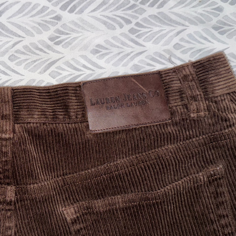 Lauren jean co. Ralph Lauren Brown Corduroy Pants